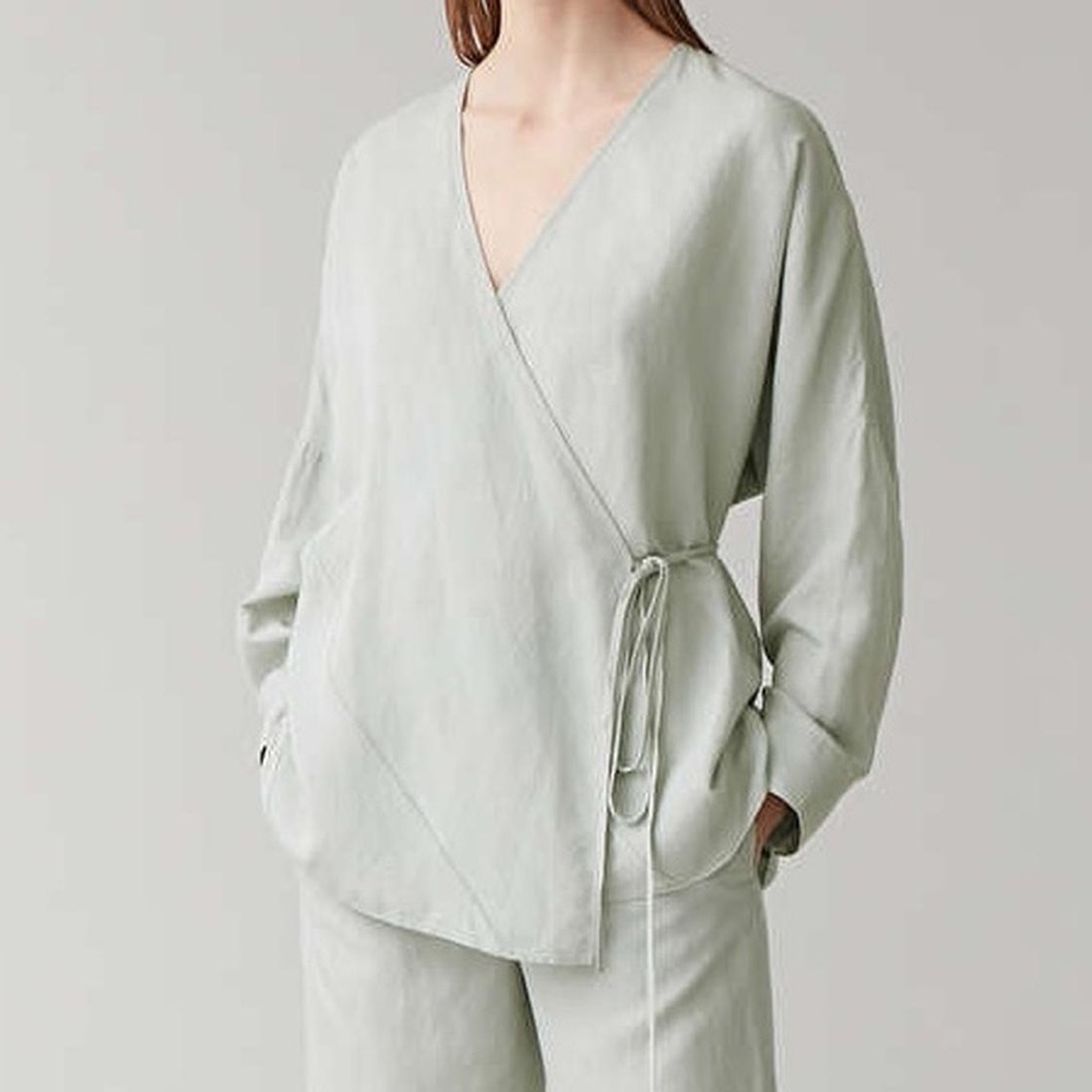 Cos Wrap Style shirt size 2